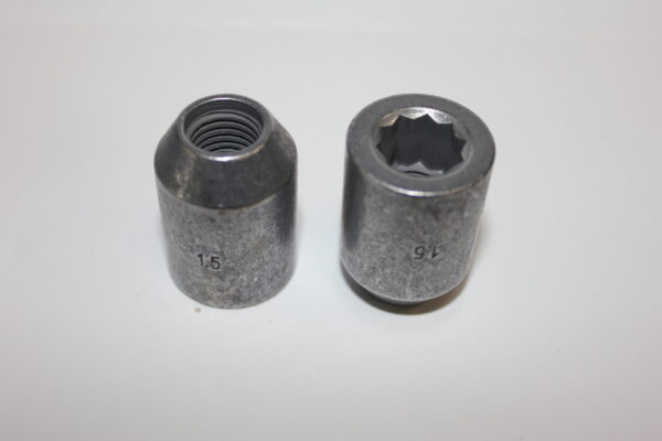 Torxmutter Grå D23 L32 M12x1.5