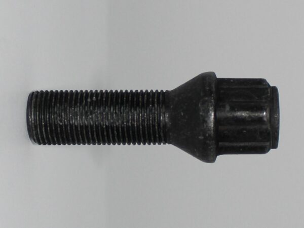 Låsbult M14x1.25 K60° Svart L35