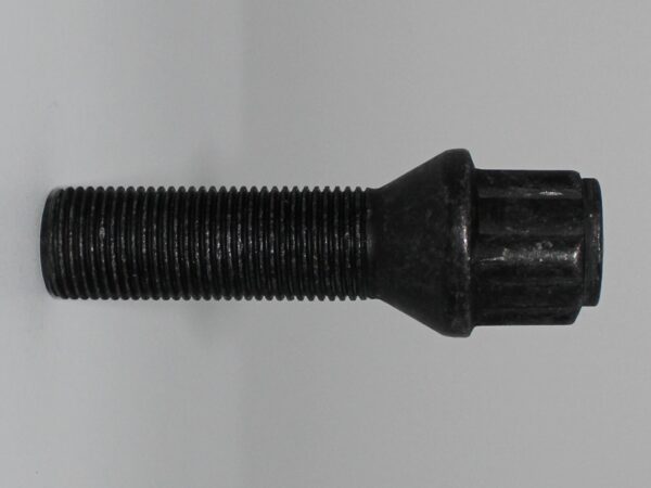 Låsbult M14x1.25 K60° Svart L40