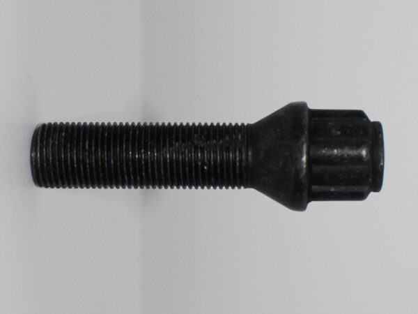 Låsbult M14x1.25 K60° Svart L45