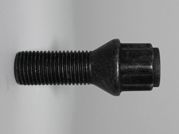 Låsbult M14x1.5 K60° Svart L30