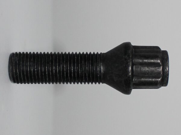Låsbult M14x1.5 K60° Svart L40