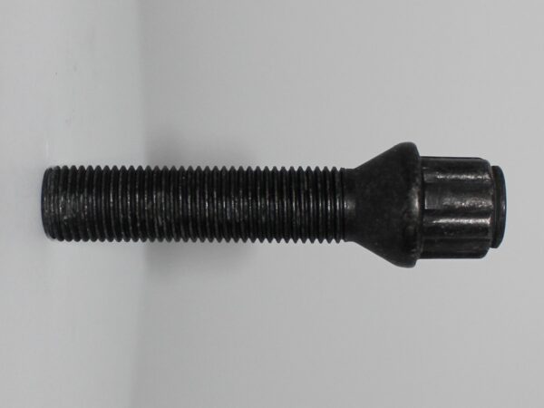 Låsbult M14x1.5 K60° Svart L55
