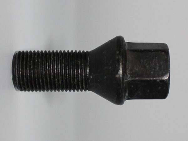 Hjulbult M14x1.25 K60° L25 Svart Szn