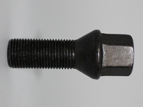Hjulbult M14x1.25 K60° L30 Svart Szn