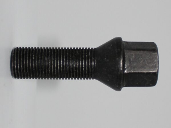 Hjulbult M14x1.25 K60° L35 Svart Szn